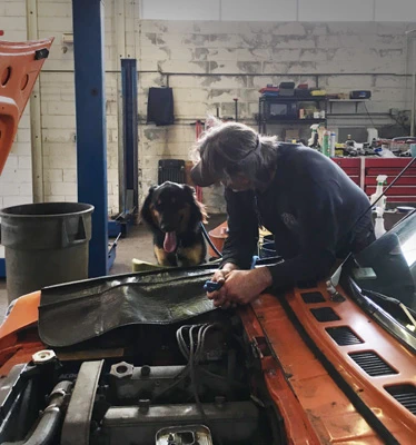 Phoenix Auto Works Shop Dog